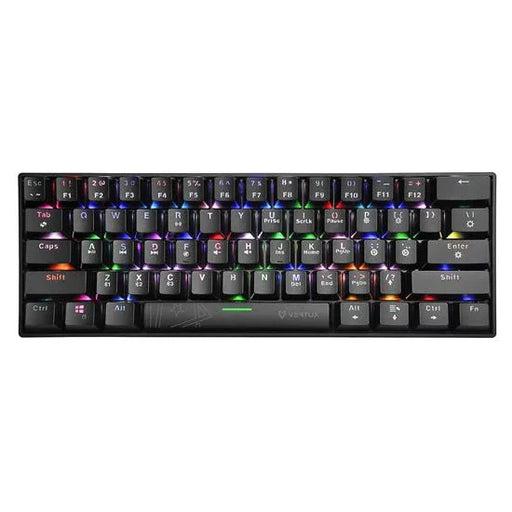VERTUX Mini Bluetooth Mechanical Gaming Keyboard with RGB LED Backlight. 100% An - LX2001 - Homewares, Outdoor, Phone Accessories, Cases, Speakers, Headphones + More -