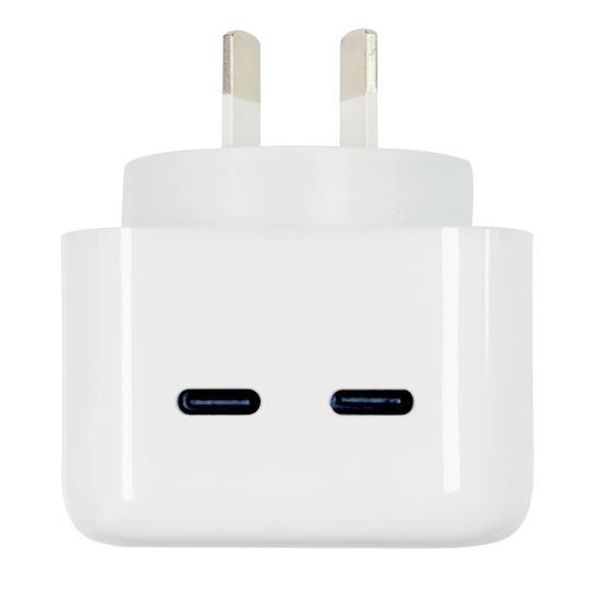 DYNAMIX 35W PD USB-C Wall Charger. White