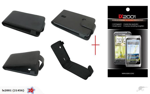 Sony Ericsson x8 Leather Case + Screen Protector