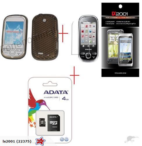 Samsung Galaxy 550 Gel Case + SP + 4GB MICRO SD - LX2001 - Homewares, Outdoor, Phone Accessories, Cases, Speakers, Headphones + More -