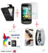 LG P500 Leather Case SP 8GB CARD CAR CHARGER
