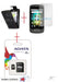 LG P500 Leather Case SP 4GB MEMORY CARD