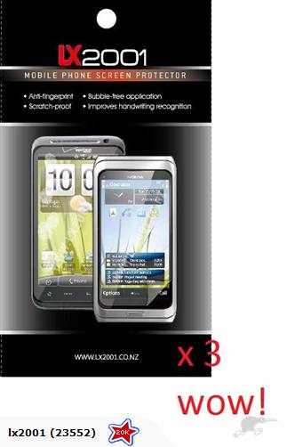 3 x Samsung Galaxy 550 Screen Protector