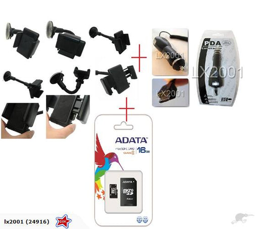Car Kit + Car Charger + 16GB Micro SD Card