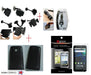 LG Optimus P990 Leather Case SP Car Charger Holder