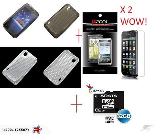 LG Optimus Black P970 Gel Case SP 32GB Micro SD