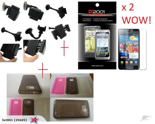 Samsung i9100 Gel Case Car Kit Holder