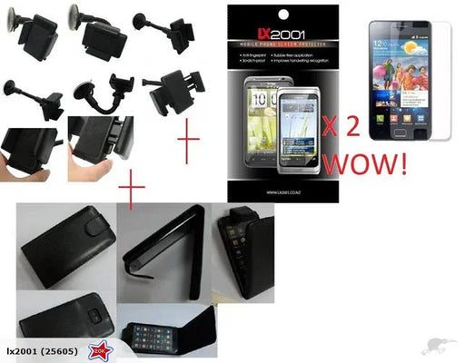 Samsung i9100 leather SP x2 Car Kit Holder - LX2001 - Homewares, Outdoor, Phone Accessories, Cases, Speakers, Headphones + More -