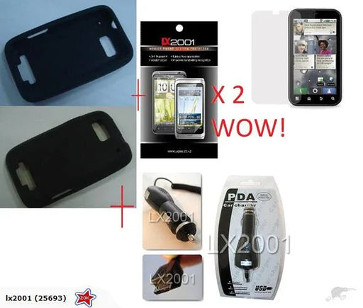 Motorola Defy combo - LX2001 - Homewares, Outdoor, Phone Accessories, Cases, Speakers, Headphones + More -