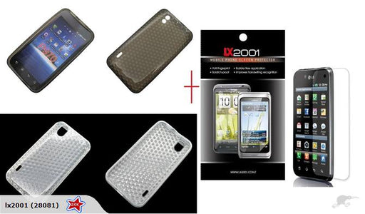 LG Optimus P970 Case + Screen Protector