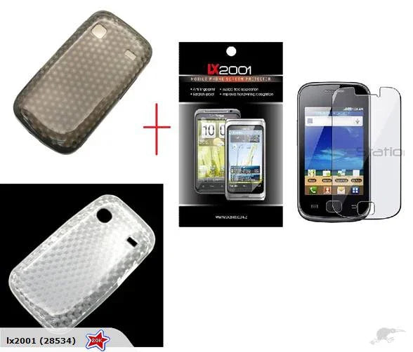 Samsung Galaxy S5660 Gio Case + Screen Protector - LX2001 - Homewares, Outdoor, Phone Accessories, Cases, Speakers, Headphones + More -