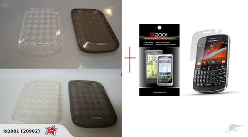 Blackberry 9900 Case + Screen Guard Protector