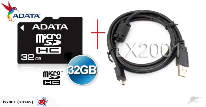 32GB MICRO SD CARD + PC Cable