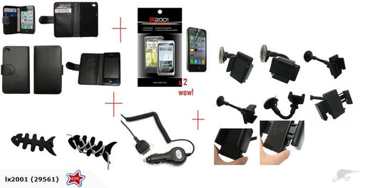 Iphone 4 4S Leather Case Set