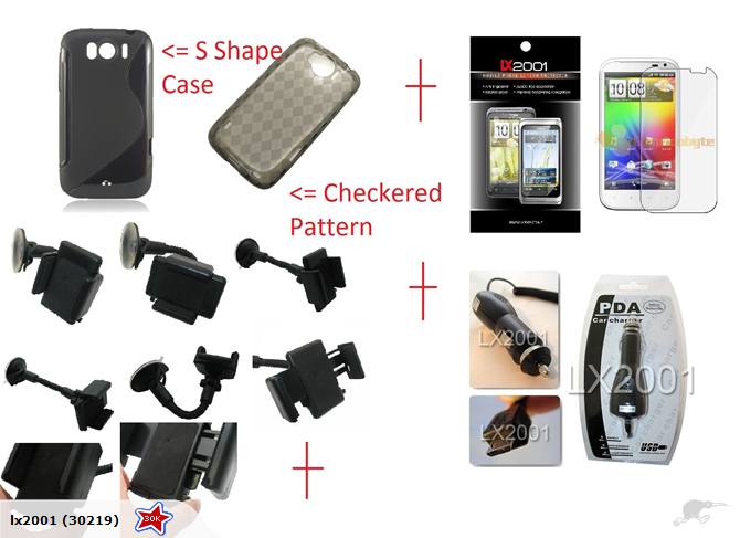 HTC Sensation XL Case Car Kit Charger