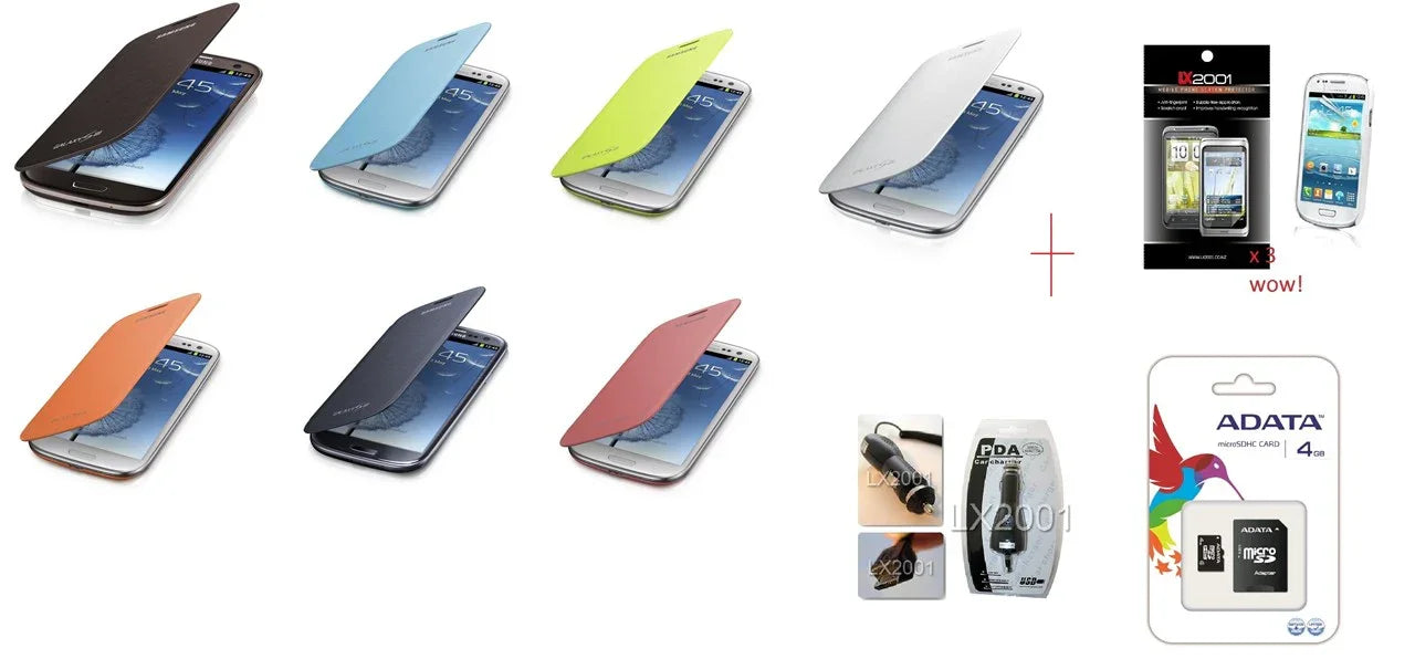 Samsung Galaxy S3 Mini Leather Case 4GB Charger - LX2001 - Homewares, Outdoor, Phone Accessories, Cases, Speakers, Headphones + More -