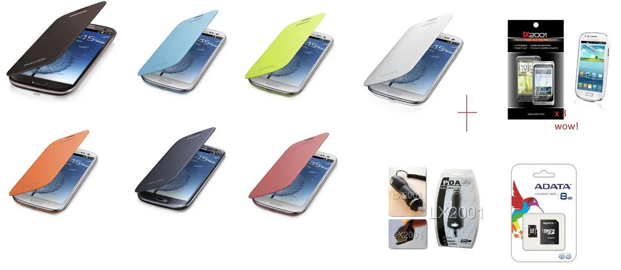 Samsung Galaxy S3 Mini Leather Case 8GB Charger - LX2001 - Homewares, Outdoor, Phone Accessories, Cases, Speakers, Headphones + More -