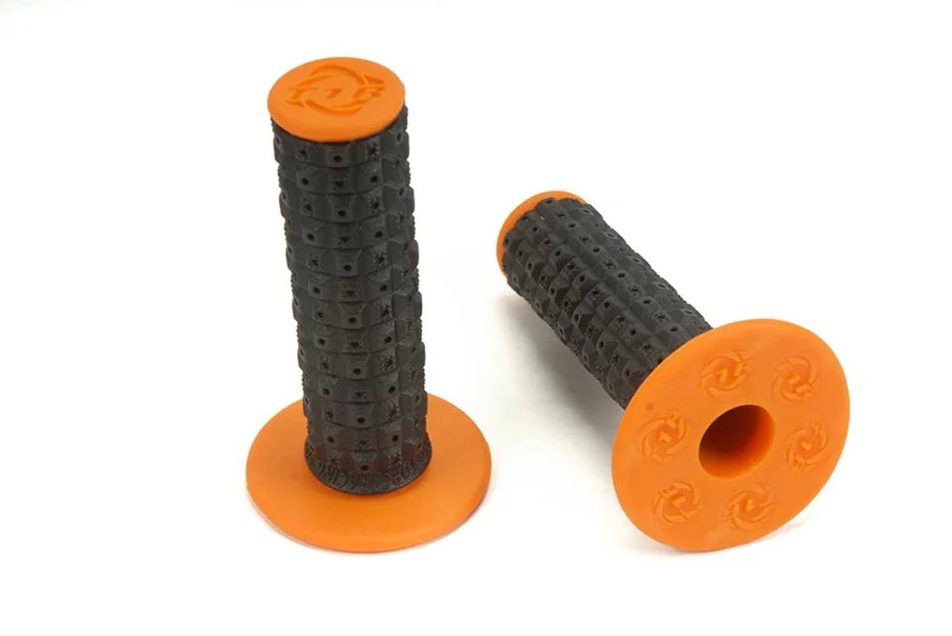 TORC1 RACING HANDLEBAR GRIPS ENDURO DUAL COMPOUND MX BLACK ORANGE INCLUDES GRIP GLUE - LX2001 - Homewares, Outdoor, Phone Accessories, Cases, Speakers, Headphones + More -
