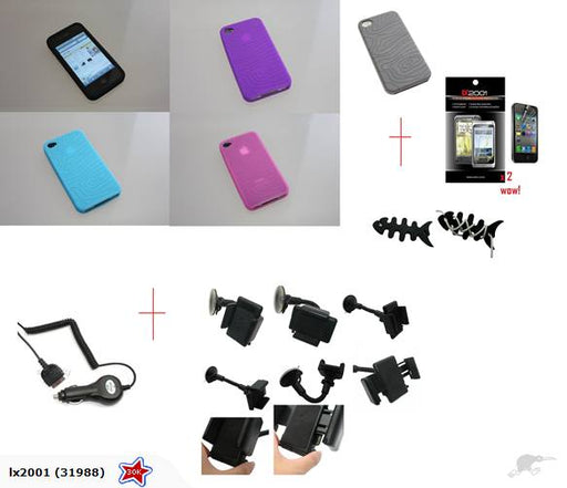 iPhone 4 4S Case SP Car Charger Holder