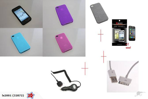 iPhone 4 4S Case USB Car Charger