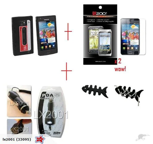 Samsung Galaxy S2 Tape Cassette Case Car Charger - LX2001 - Homewares, Outdoor, Phone Accessories, Cases, Speakers, Headphones + More -