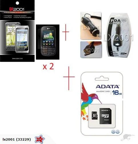 LG Optimus Pro C660 Screen Protector Charger 16GB - LX2001 - Homewares, Outdoor, Phone Accessories, Cases, Speakers, Headphones + More -