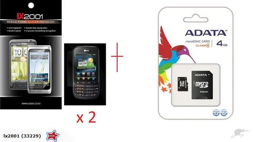 LG Optimus Pro C660 Screen Protector 4GB Card - LX2001 - Homewares, Outdoor, Phone Accessories, Cases, Speakers, Headphones + More -