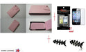 iPod Touch 4 4th Gen Leather Case PINK