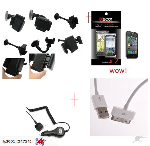 iPhone 4 4S Car Kit USB Charger