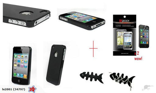 Iphone 4 4S Hard Case + Screen Protector