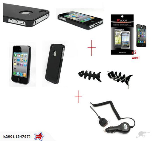 Iphone 4 4S Hard Case Car Charger