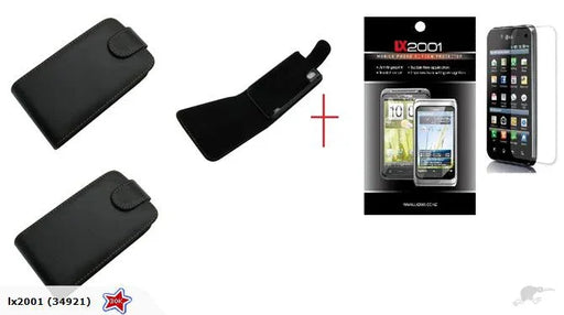 LG Optimus Black P970 Leather Case + SP - LX2001 - Homewares, Outdoor, Phone Accessories, Cases, Speakers, Headphones + More -