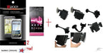 Sony Xperia U Screen Protector + Car Kit Holder - LX2001 - Homewares, Outdoor, Phone Accessories, Cases, Speakers, Headphones + More -