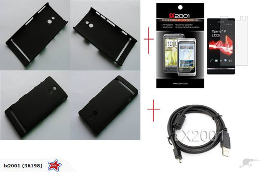 Sony Xperia P LT22i Case + USB PC Cable
