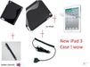 New IPad 3 Gel Case Cover Car Charger