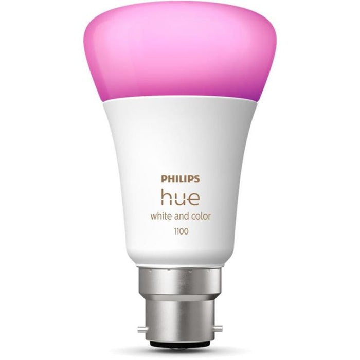 Philips Hue Colour/White 11W A60 B22 Bulb