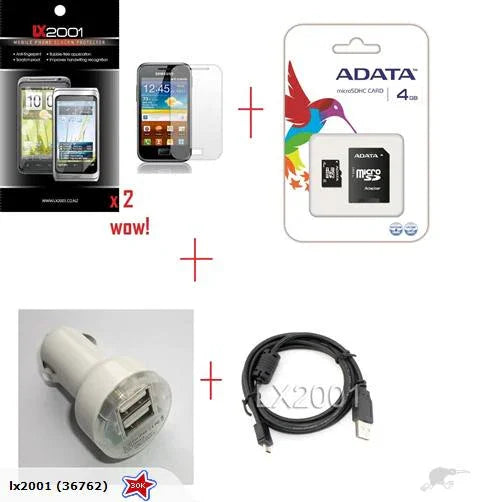 Samsung Galaxy Ace Plus SP 4GB MicroSD Charger - LX2001 - Homewares, Outdoor, Phone Accessories, Cases, Speakers, Headphones + More -