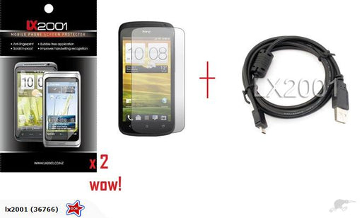 HTC ONE S Screen Protector USB PC Cable