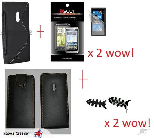 Nokia Lumia 800 Case Combo - LX2001 - Homewares, Outdoor, Phone Accessories, Cases, Speakers, Headphones + More -