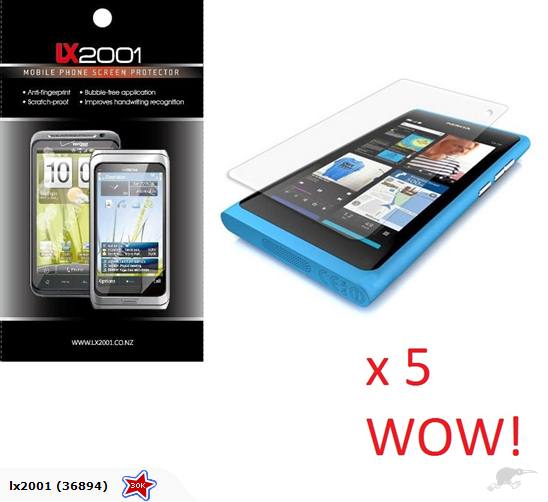 5 x Nokia N9 Screen Protector