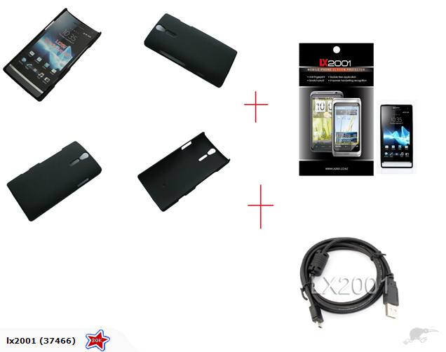 Sony Xperia S LT26i Case + USB PC Cable
