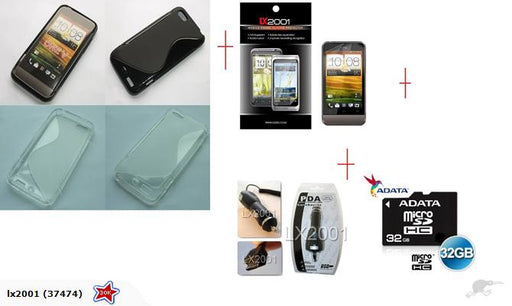 HTC ONE V Case SP 32GB Micro SD Card Charger
