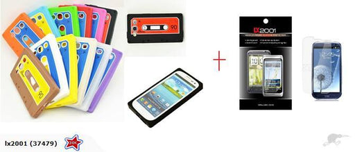 Samsung Galaxy S3 Cassette Case + Screen Protector - LX2001 - Homewares, Outdoor, Phone Accessories, Cases, Speakers, Headphones + More -