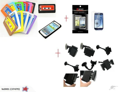 Samsung Galaxy S3 Cassette Case Car Kit Holder - LX2001 - Homewares, Outdoor, Phone Accessories, Cases, Speakers, Headphones + More -