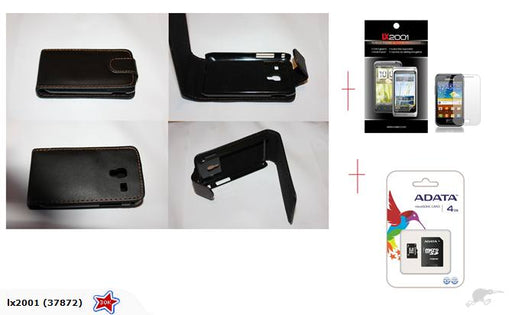 Samsung Galaxy Ace Plus Flip Leather Case 4GB Card