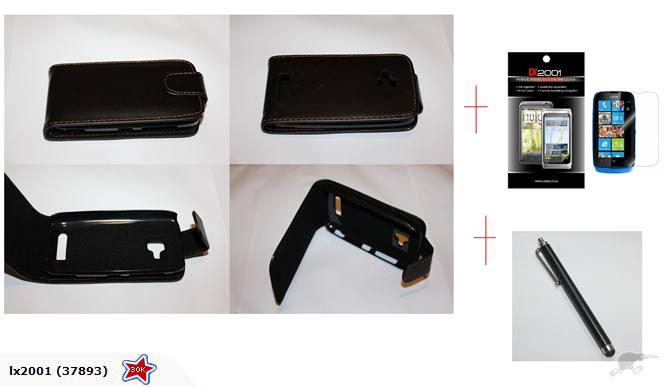 Nokia Lumia 610 Leather Case Stylus