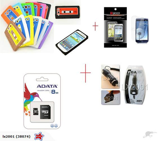 Samsung Galaxy S3 CASSETTE 32GB MicroSD Charger