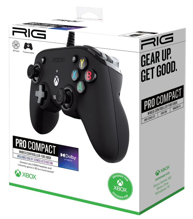 RIG Nacon PRO Compact Gaming Controller (Black)