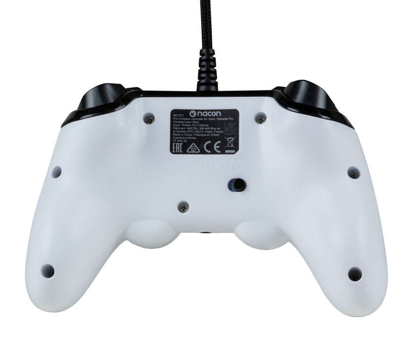 RIG Nacon PRO Compact Gaming Controller (White)