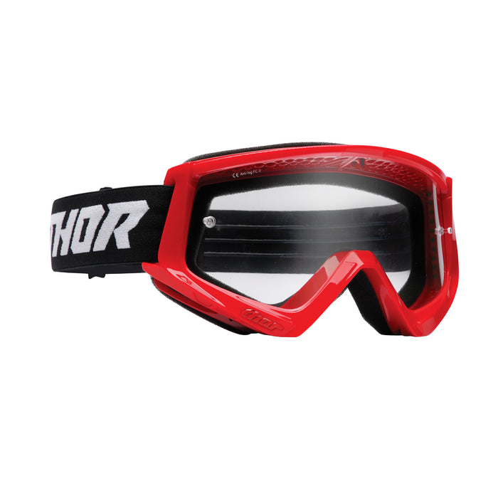 THOR MX GOGGLES S22 YOUTH COMBAT RED/BLACK